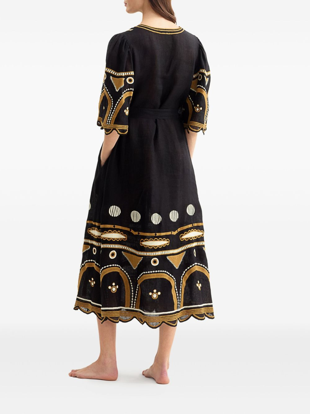 Ornement midi dress - 3