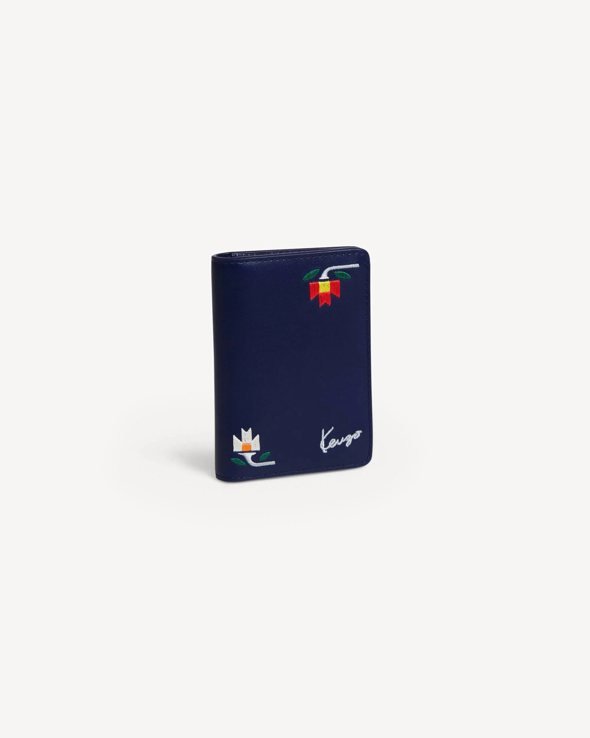 'KENZO Ikat Flower' pocket organizer in leather - 1