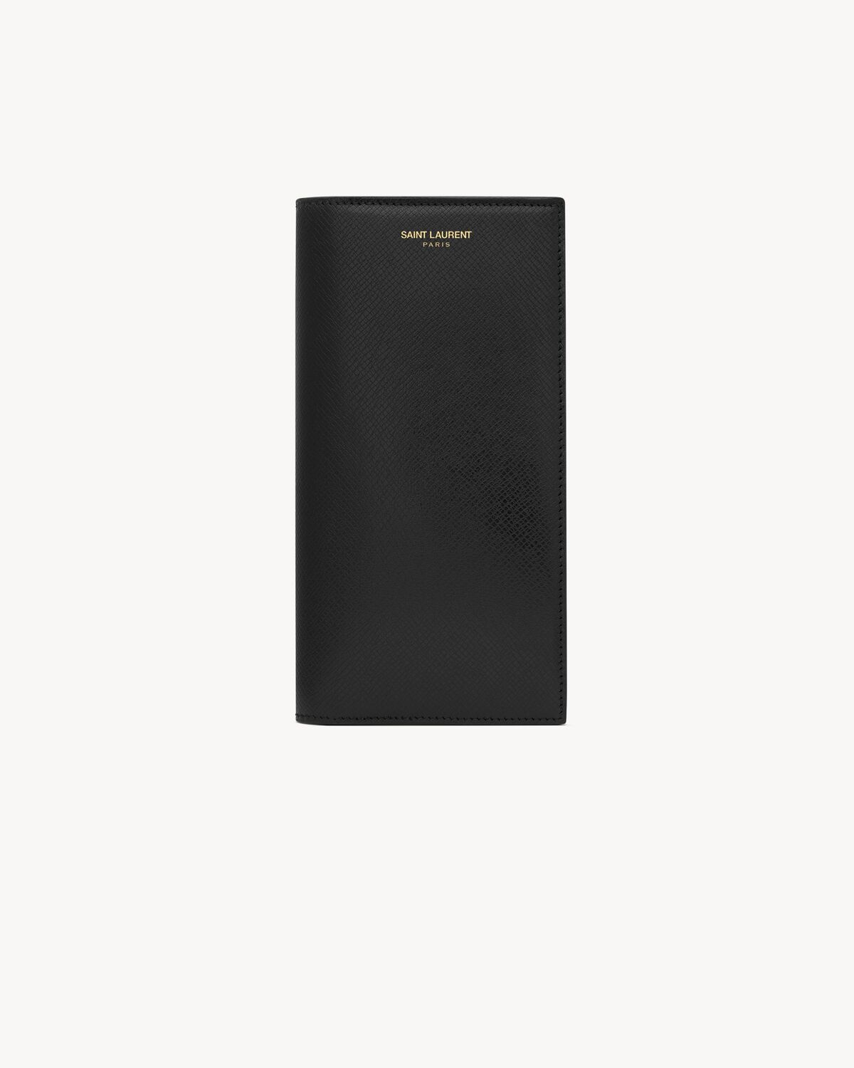 SAINT LAURENT PARIS CONTINENTAL WALLET IN COATED BARK LEATHER - 1