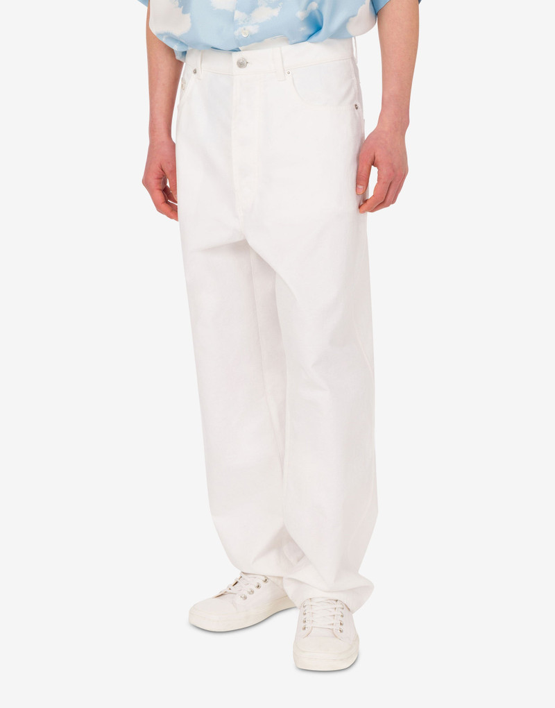 Moschino COTTON SHANTUNG PANTS outlook