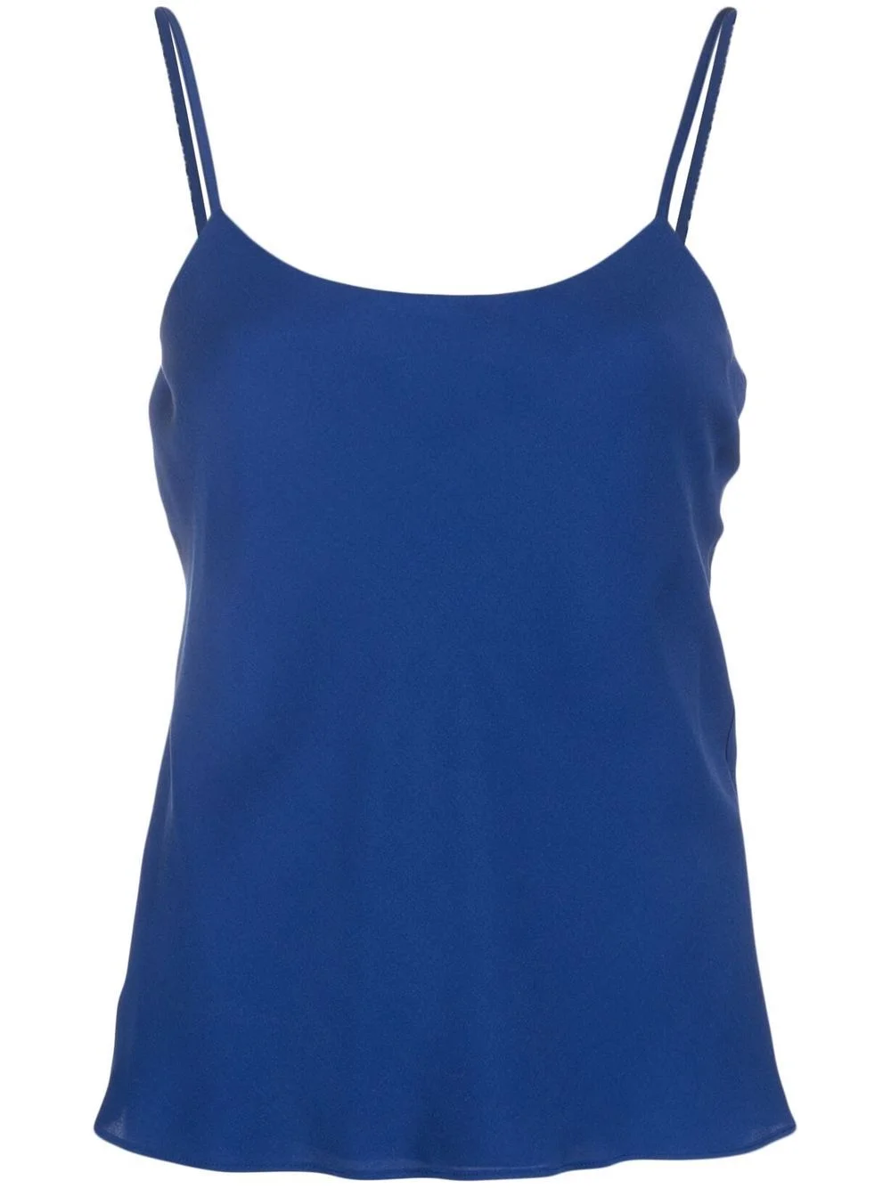sleeveless silk top - 1