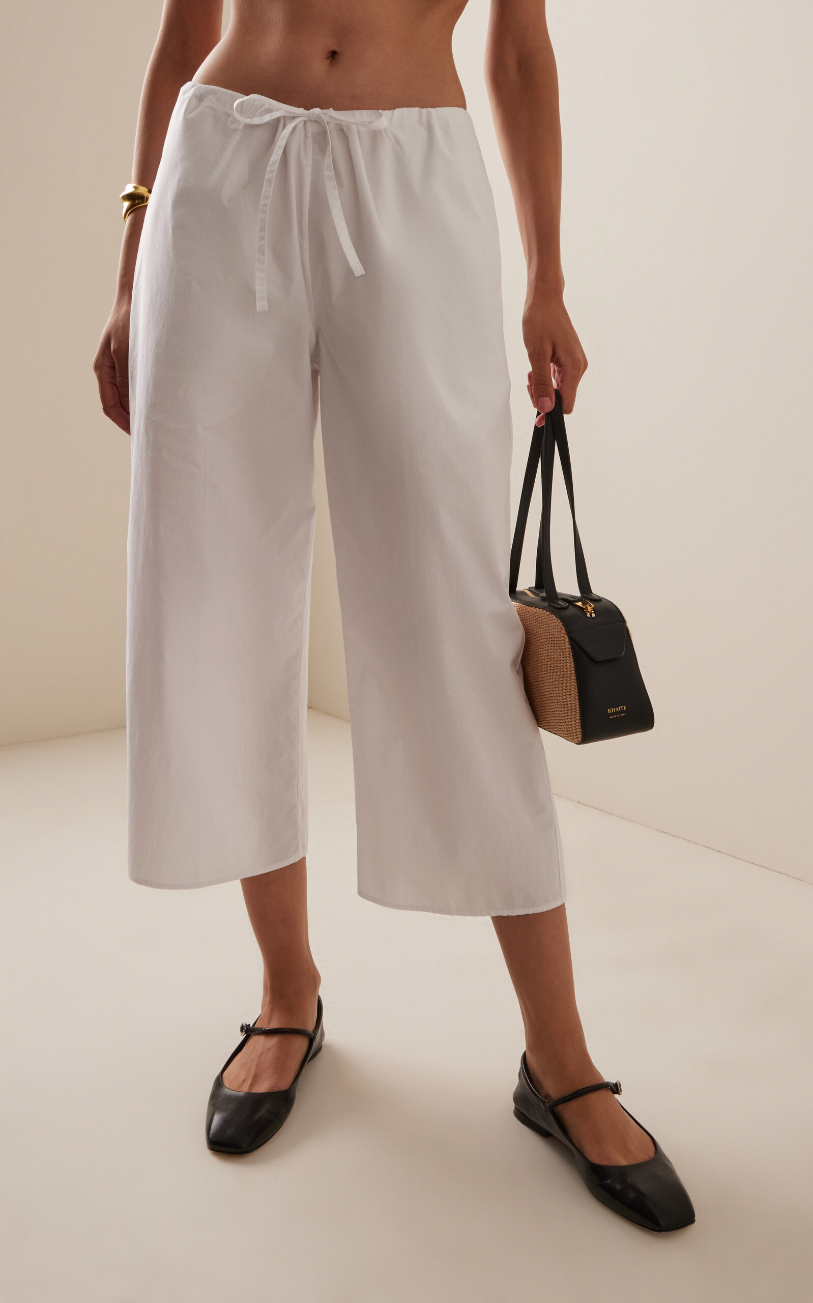 Josephine Cotton Trousers white - 3