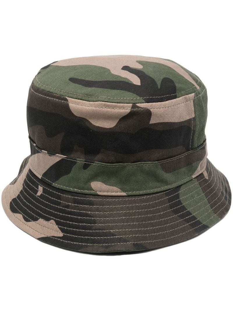 camouflage-print bucket hat - 1