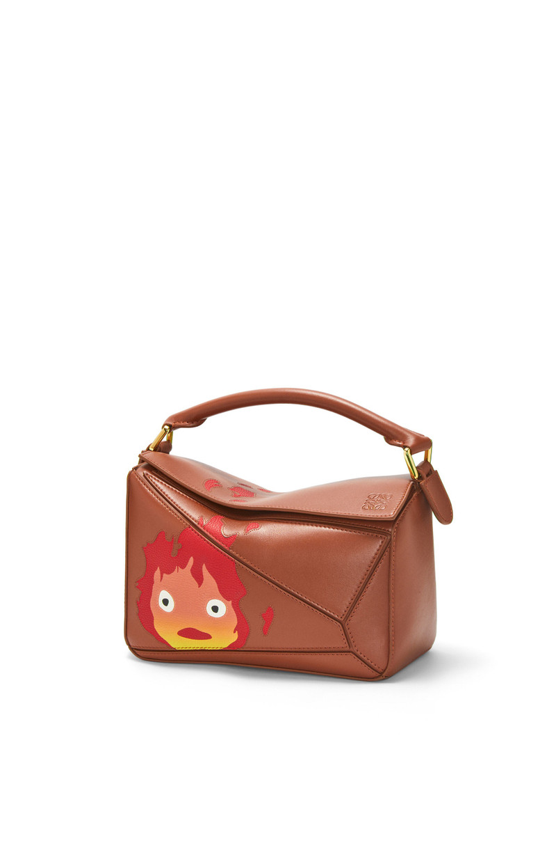 Calcifer small Puzzle bag in satin calfskin 1