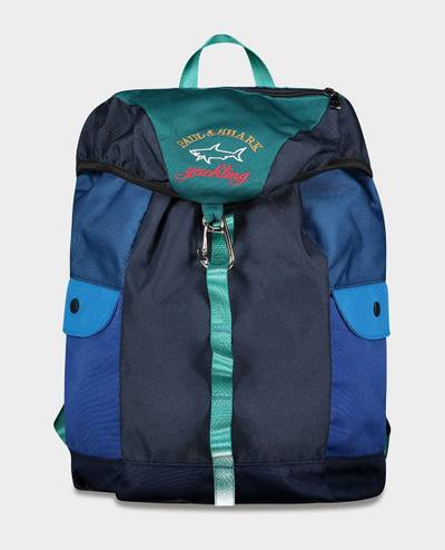Paul & Shark Color block backpack with embroidered Logo outlook