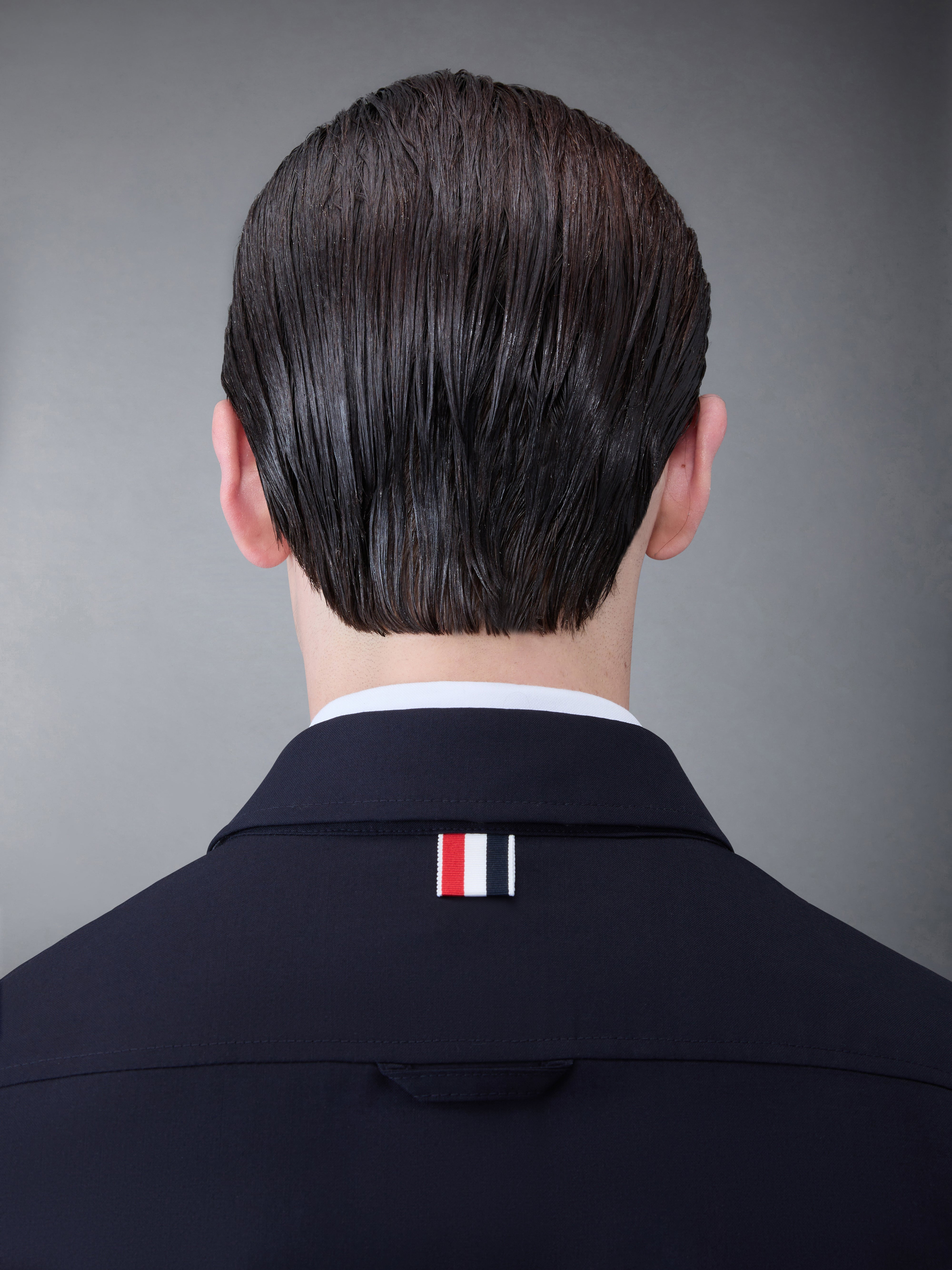 Plain Weave 4-Bar Snap Front Shirt Jacket - 4