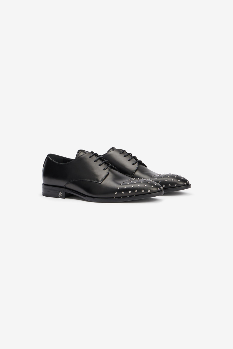 Derby Shoes with Studded Toe Cap 2