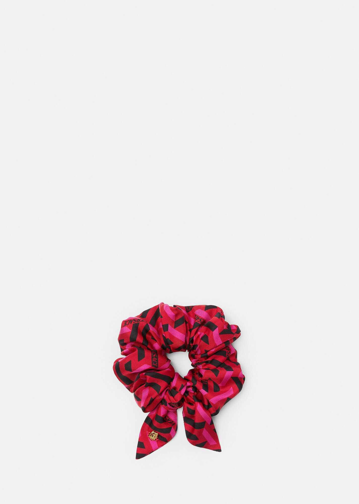 La Greca Silk Scrunchie - 1