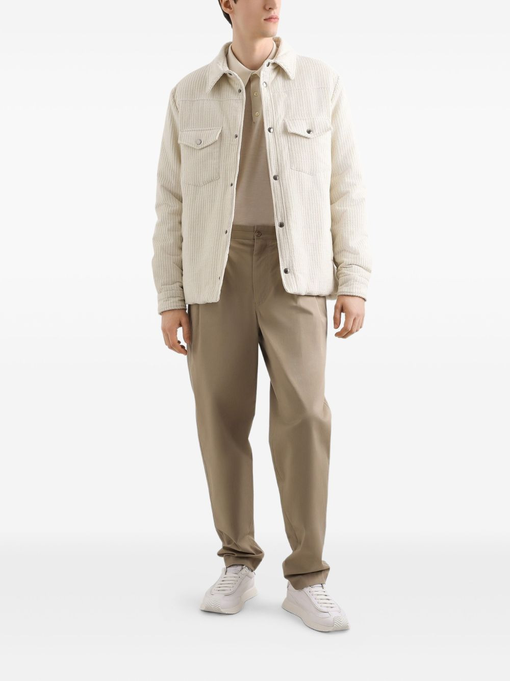 pleat-detail trousers - 2