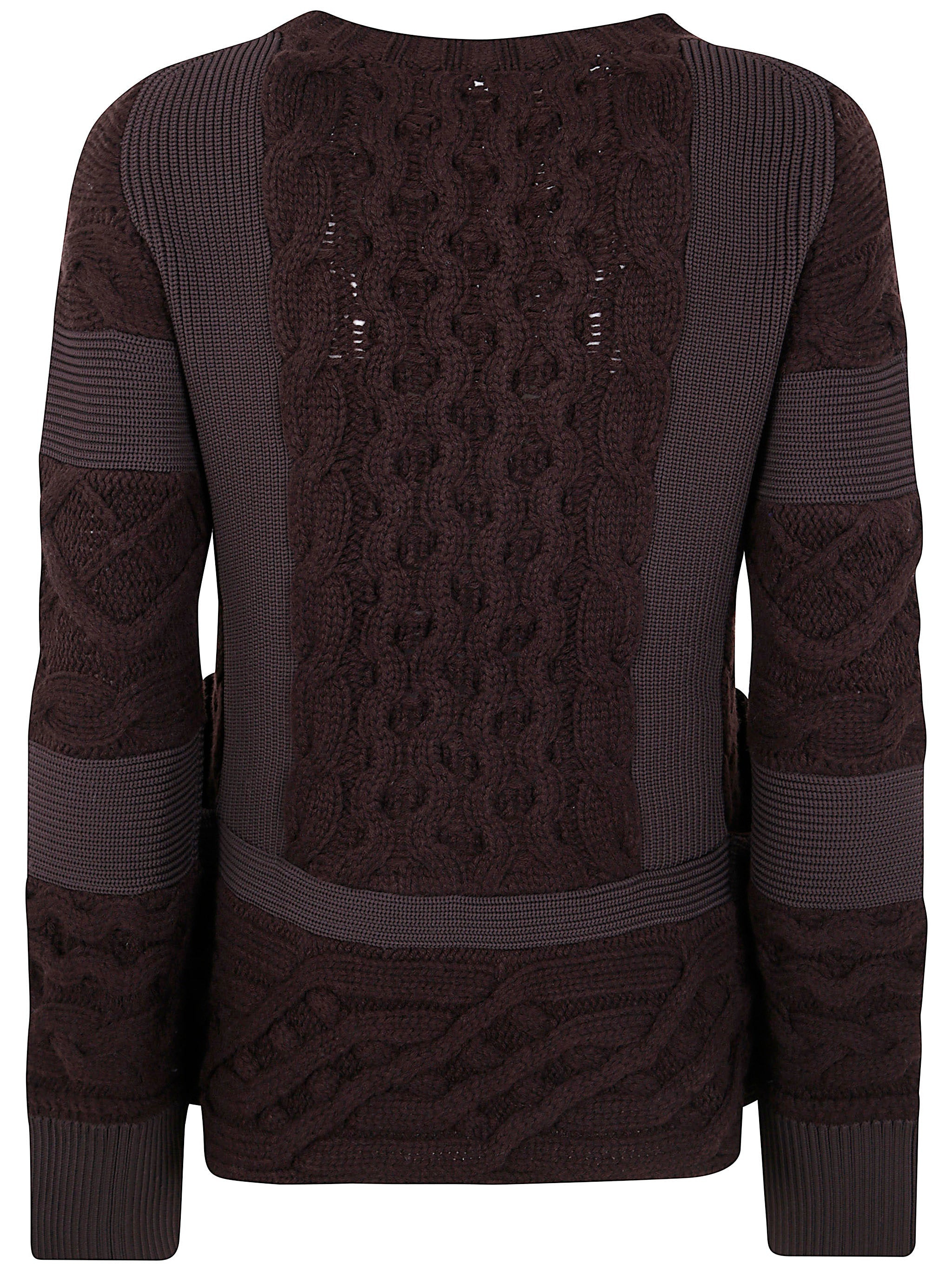 Sacai Women Wool Knit Pullover - 7