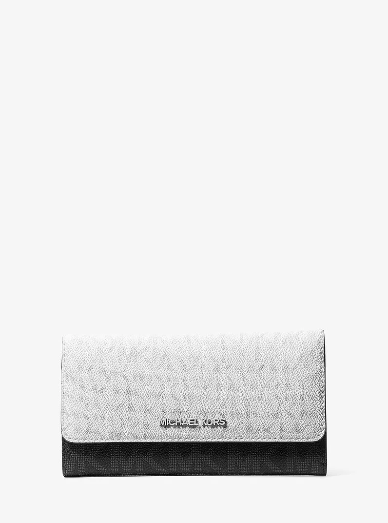 Jet Set Travel Signature Logo Tri-Fold Wallet - 1
