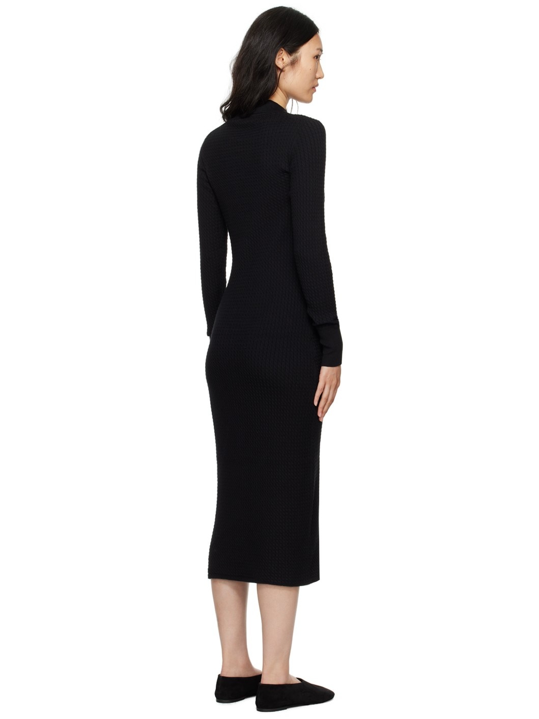 Black Proenza Schouler White Label Phillips Midi Dress - 3