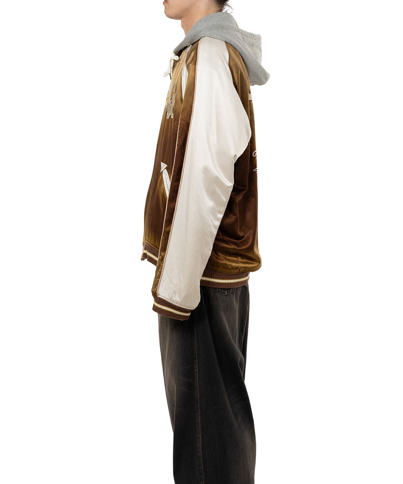 Reversible Hoodie Layered Souvenir Jacket 15