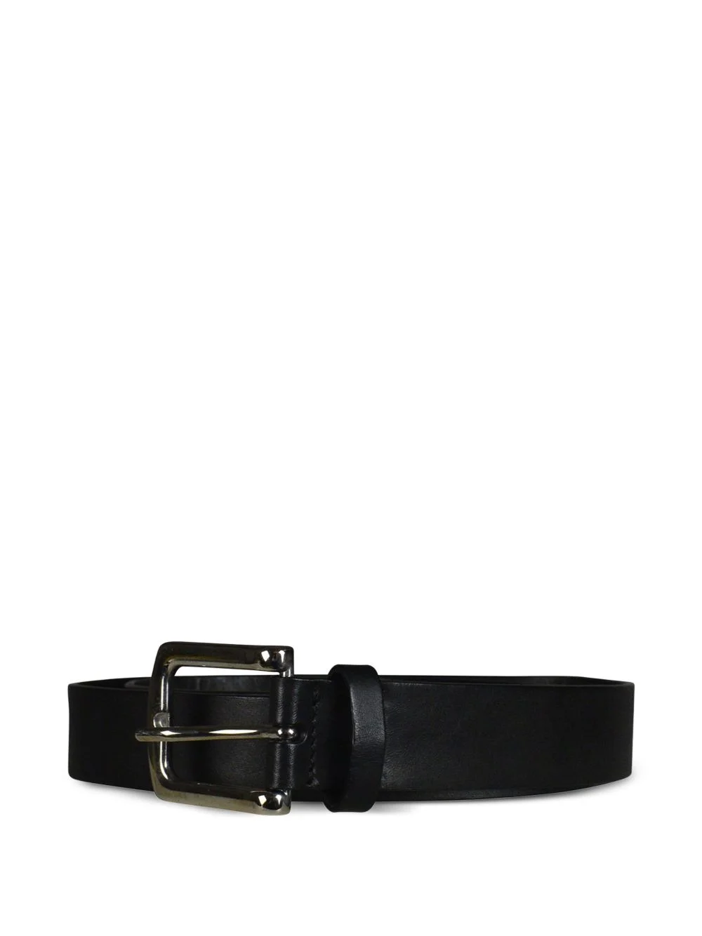 star buckle leather belt - 1