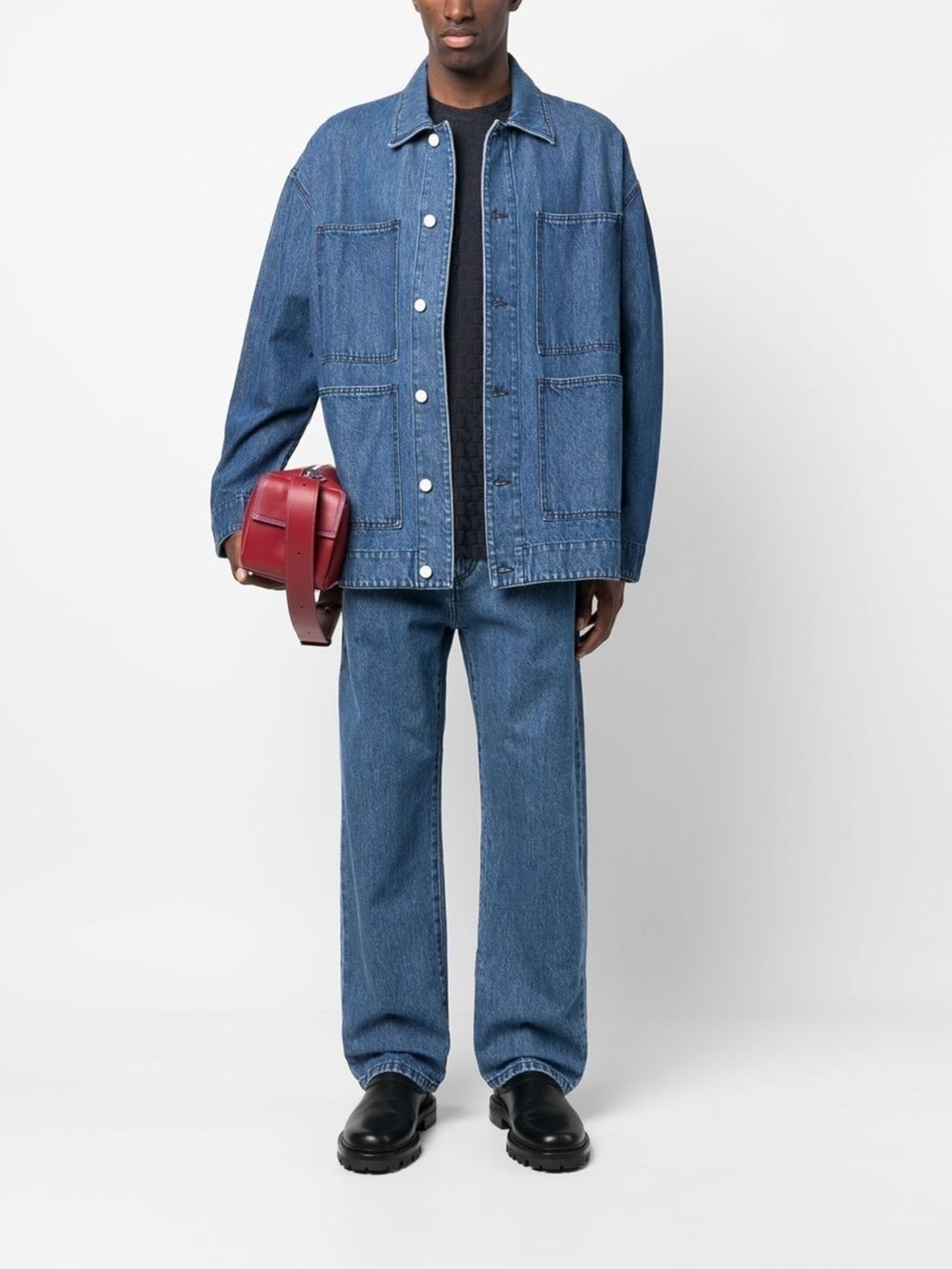 SUNNEI washed-denim shirt jacket | eraldo | REVERSIBLE