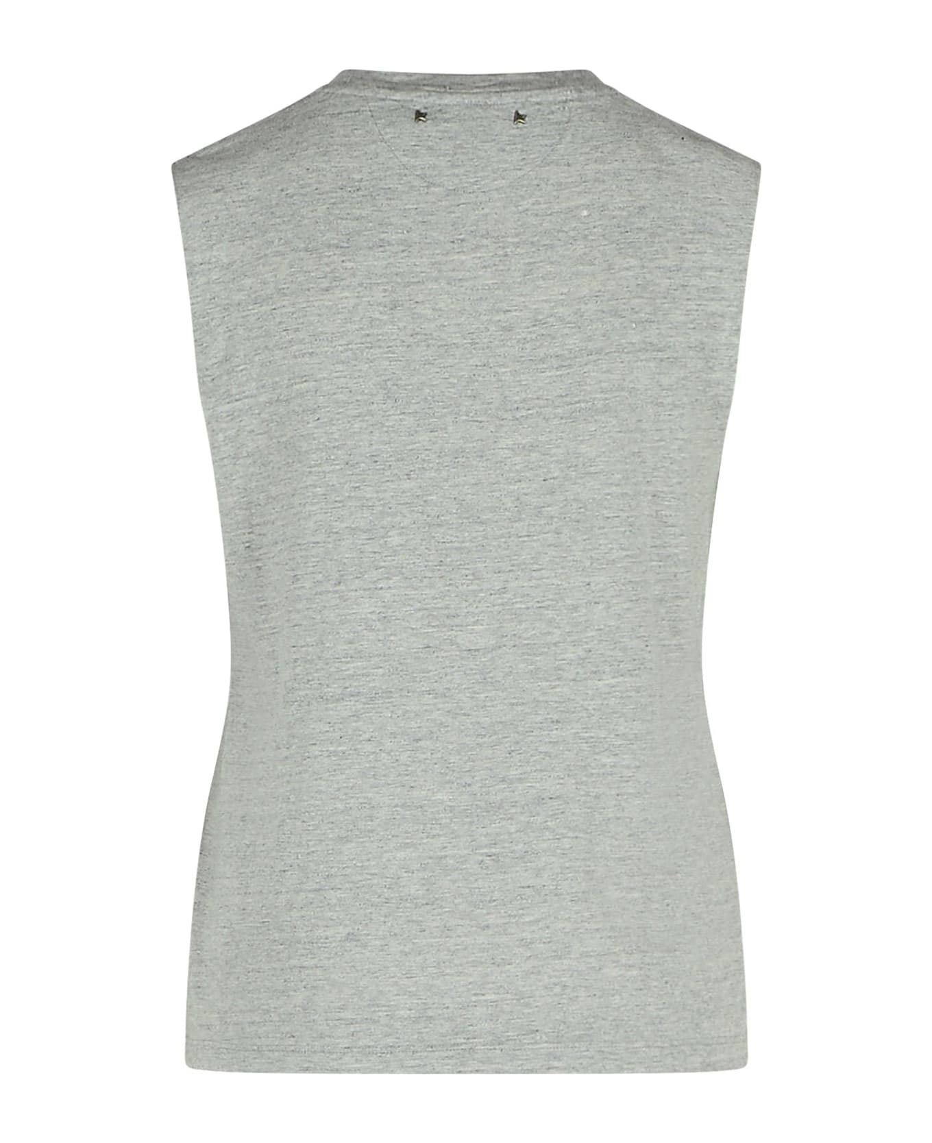 Grey Cotton Tank Top - 3