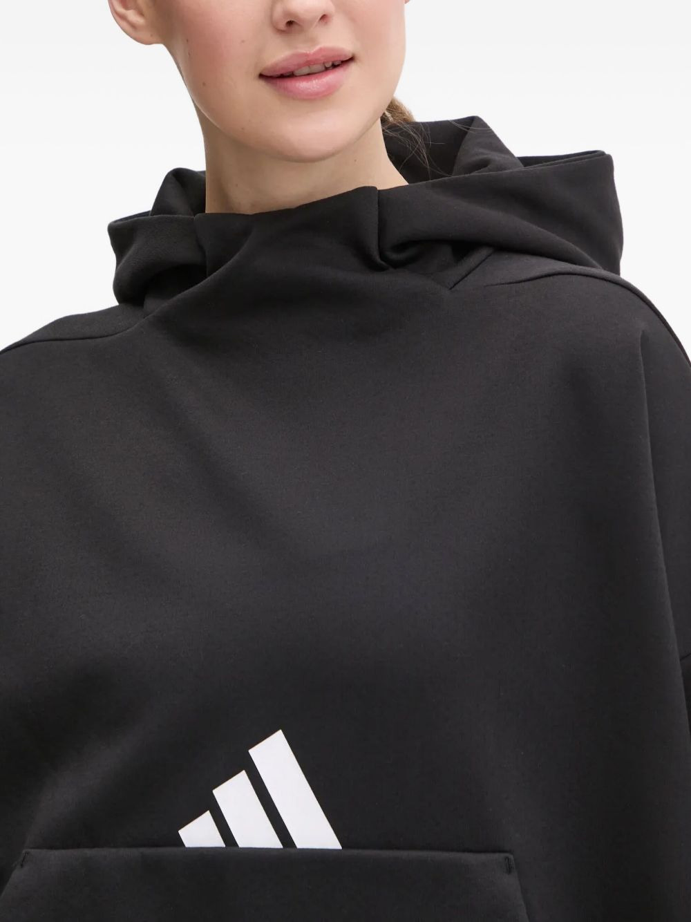 logo-pocket panelled hoodie - 4