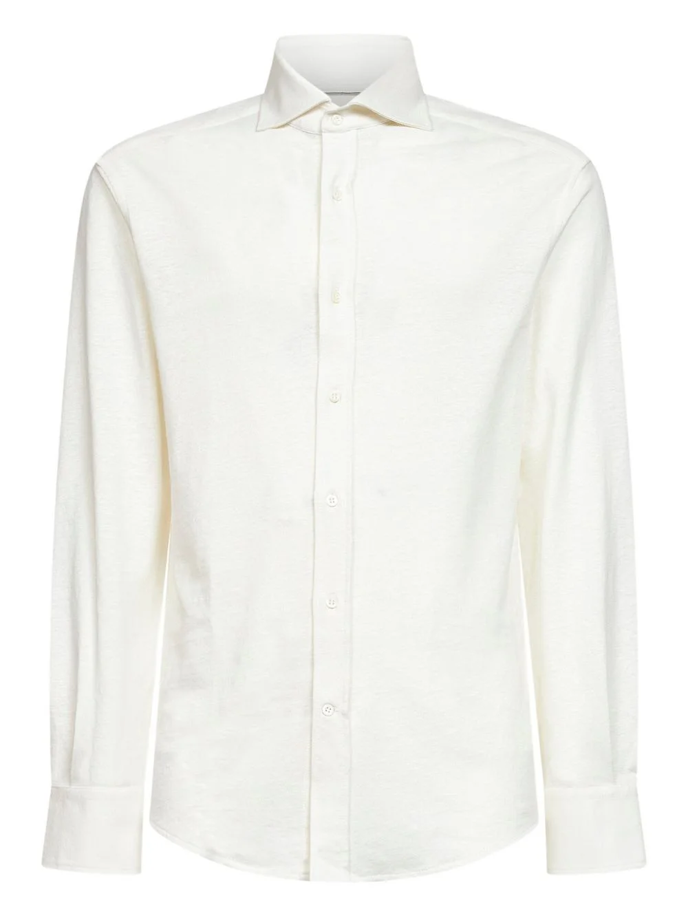mother-of-pearl button long-sleeve shirt - 1