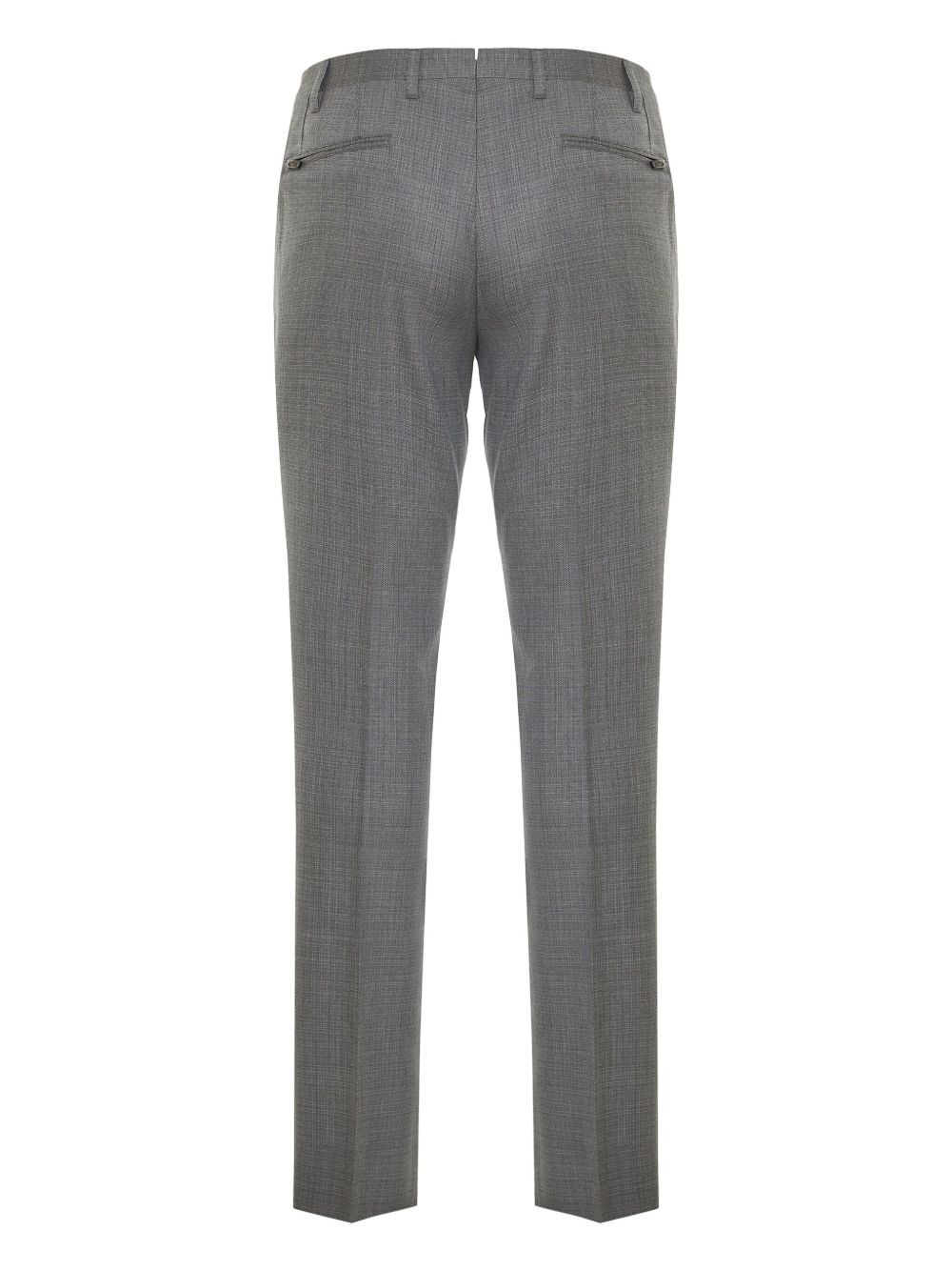 pressed-crease wool trousers - 2