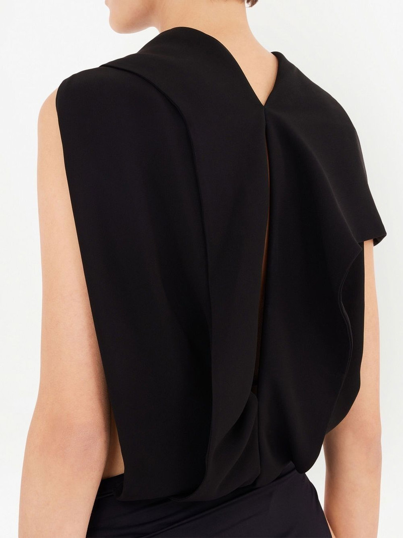 cut-out draped bodysuit 6