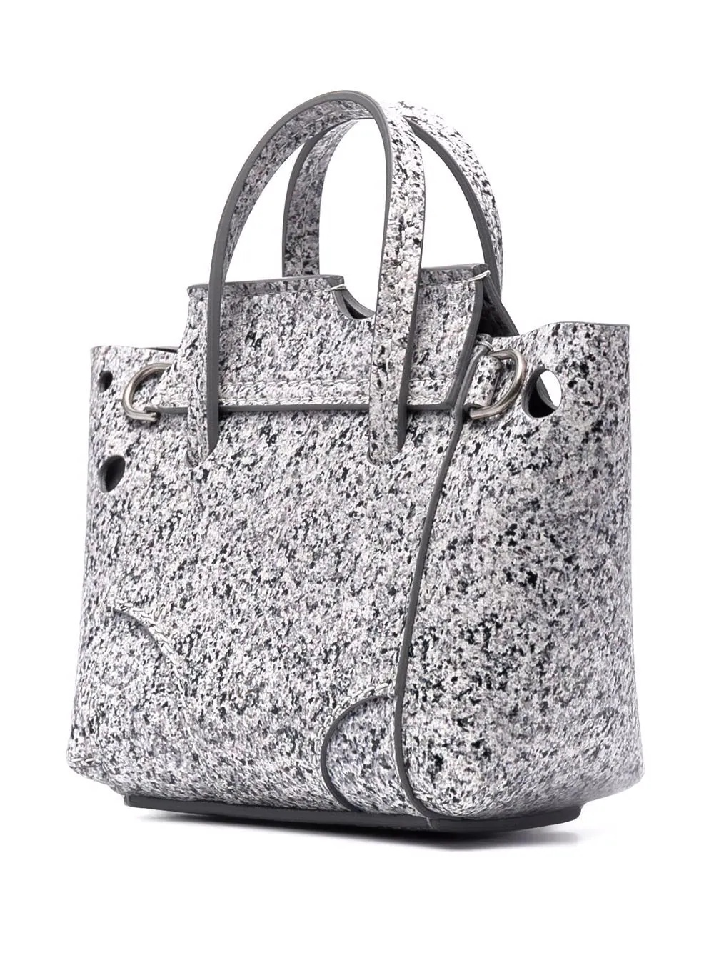 Burrow-16 marbled tote bag - 3