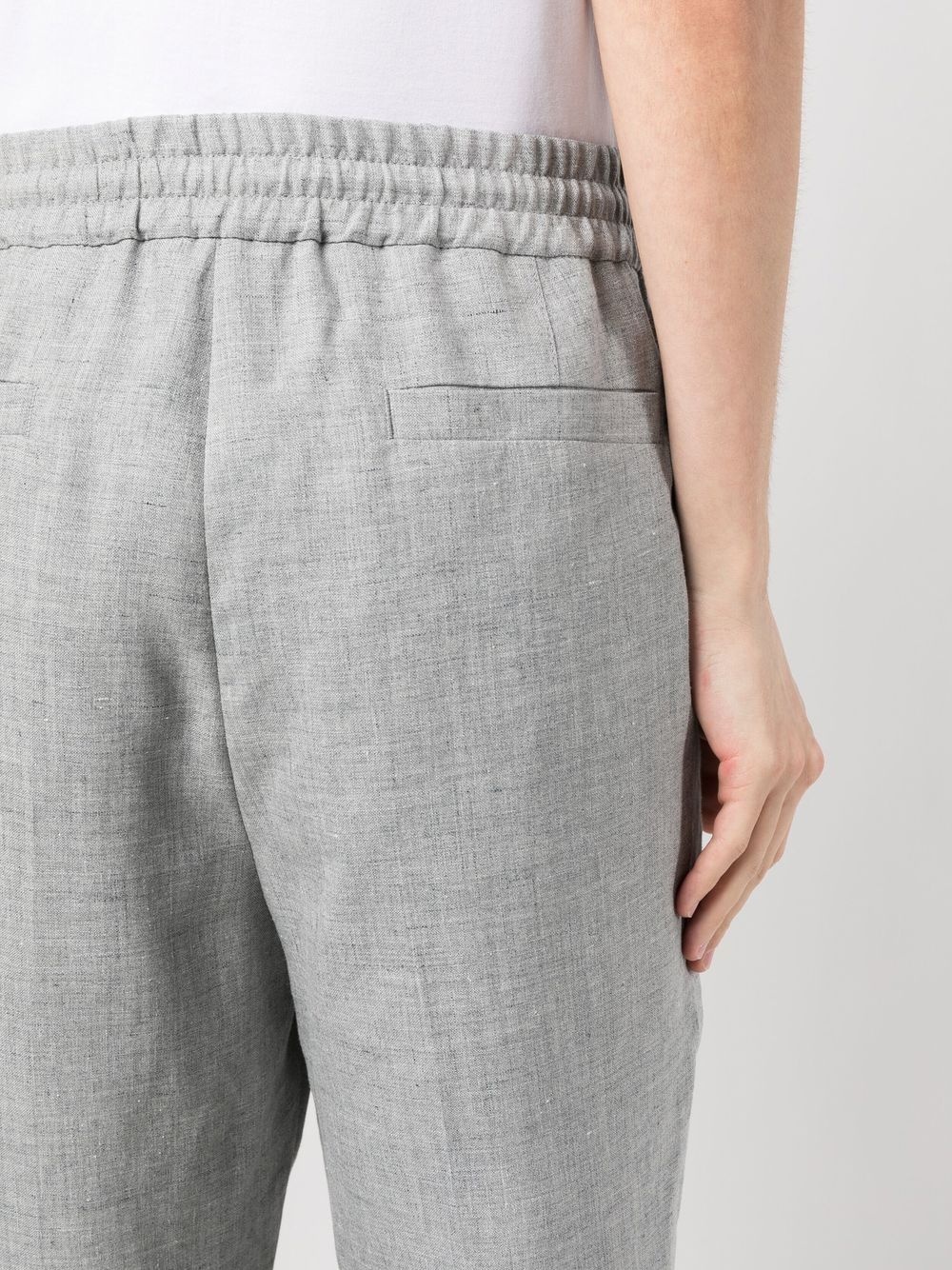 drawstring waist trousers - 5