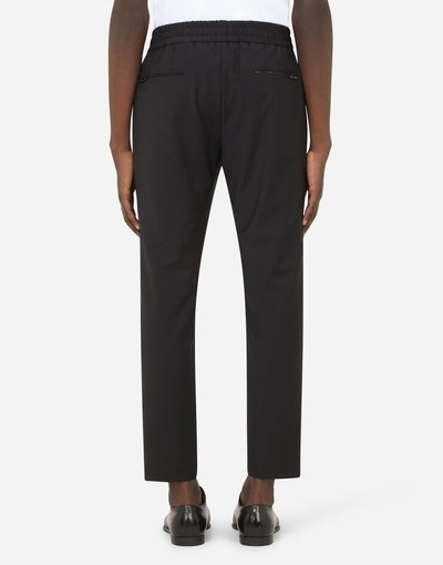 Dolce & Gabbana Stretch wool jogging pants outlook