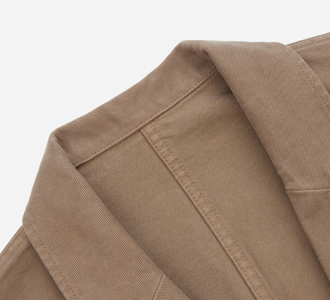 Work Blazer - Khaki Twill - 3