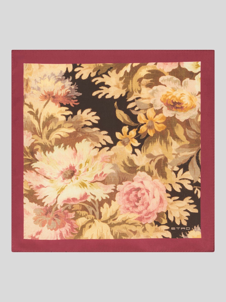 FLORAL POCKET SQUARE - 1