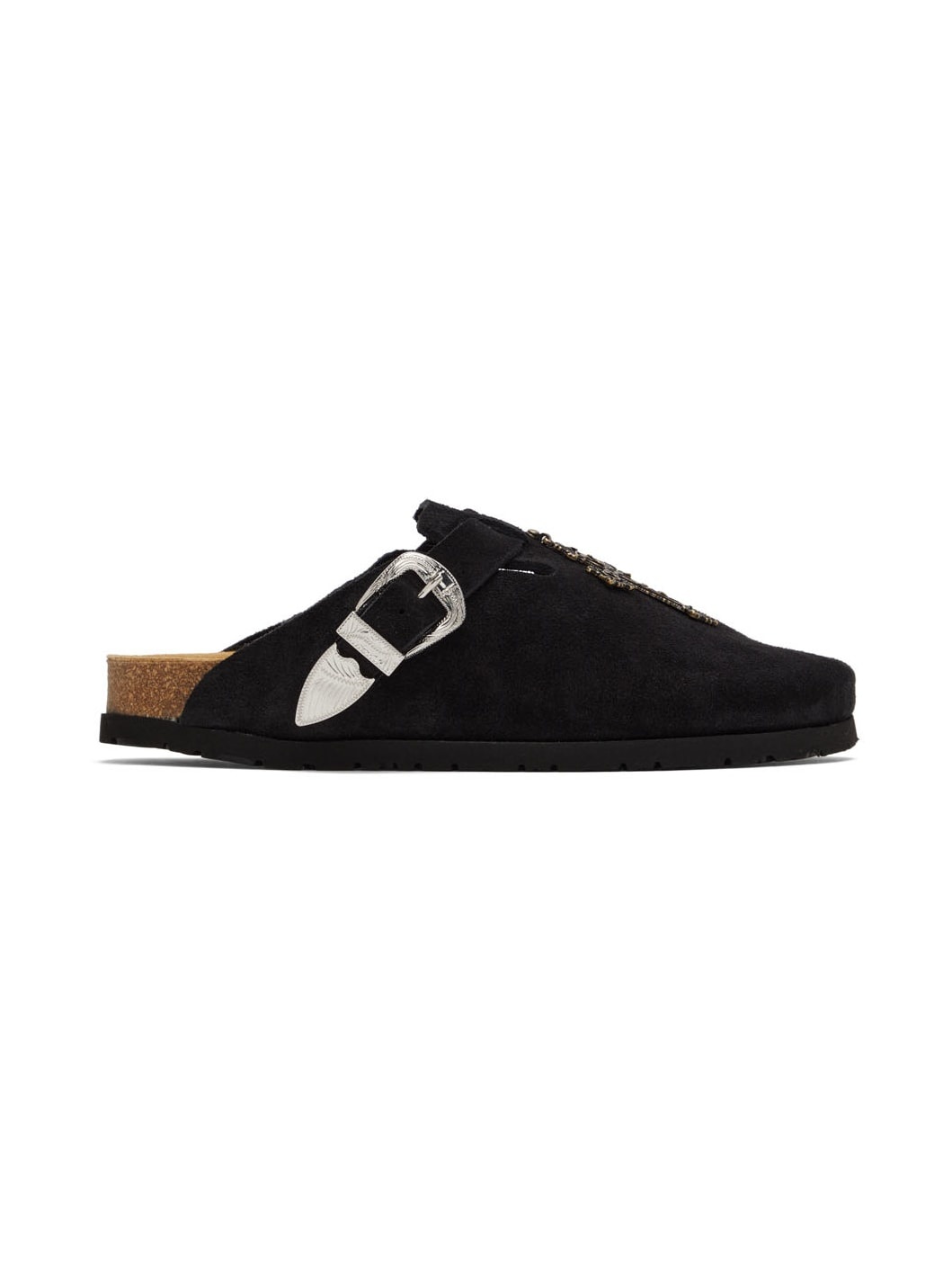 Black Clog Sandals - 1