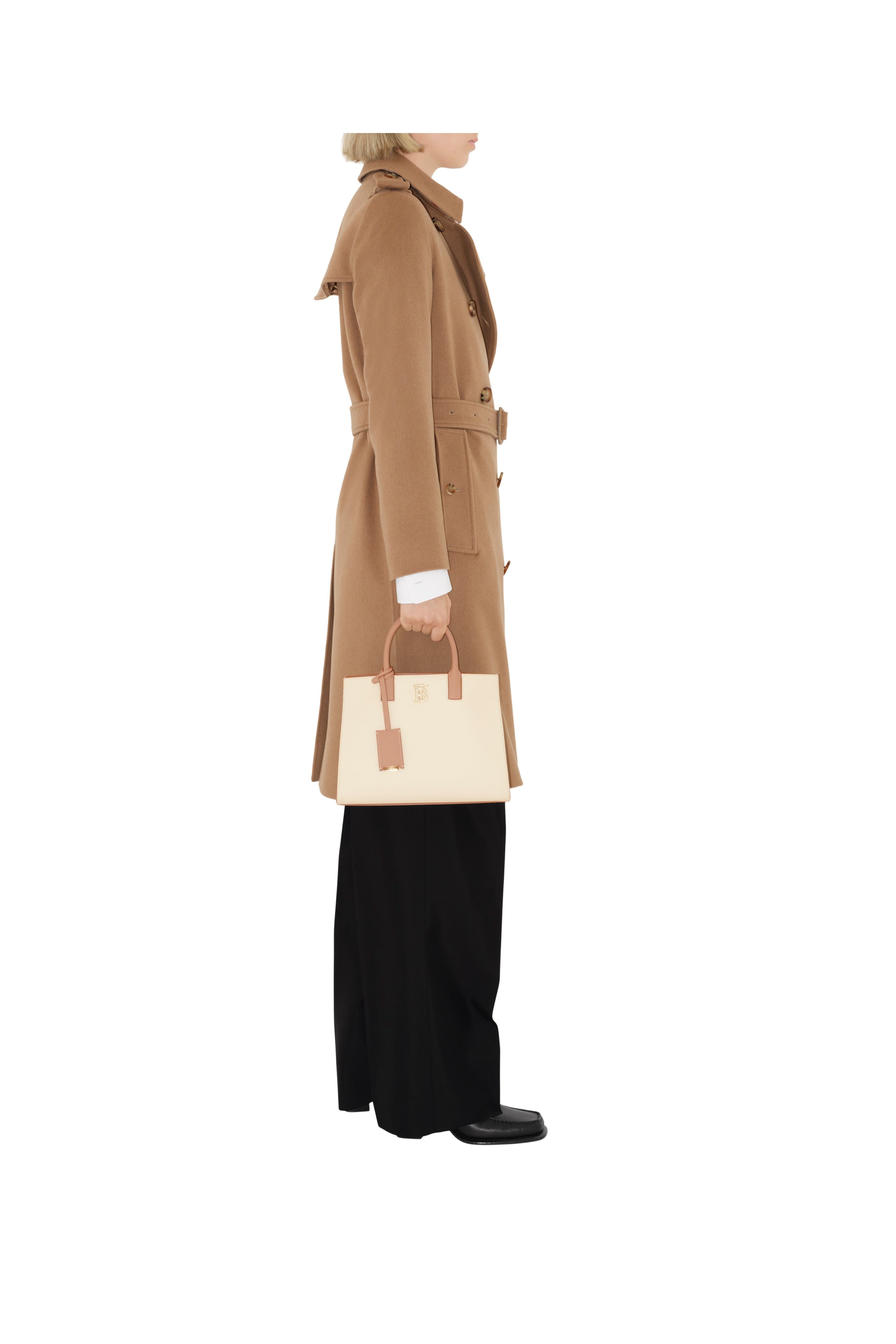 burberry Long Cashmere Blend Kensington Trench Coat in Camel Melange at Nordstrom - 3