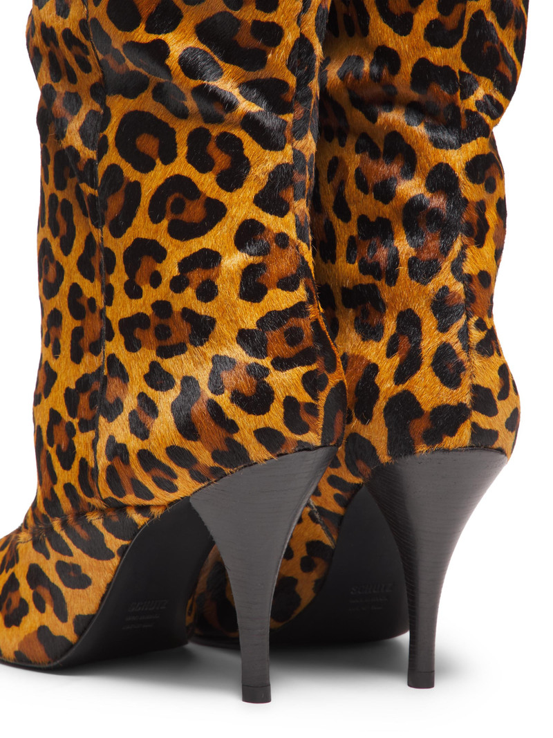 Women's Rudy Printed Calf Hair Boots - Leopard 3