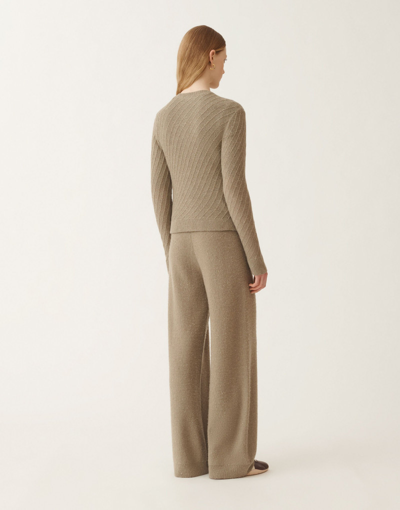 Wool and silk cardigan with sequins 4