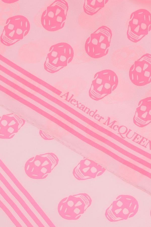 ALEXANDER MCQUEEN Printed Silk Foulard - 2