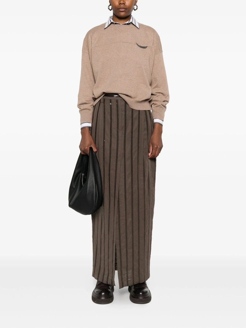 Brunello Cucinelli Brunello Cucinelli Faux-pocket T-shirt outlook