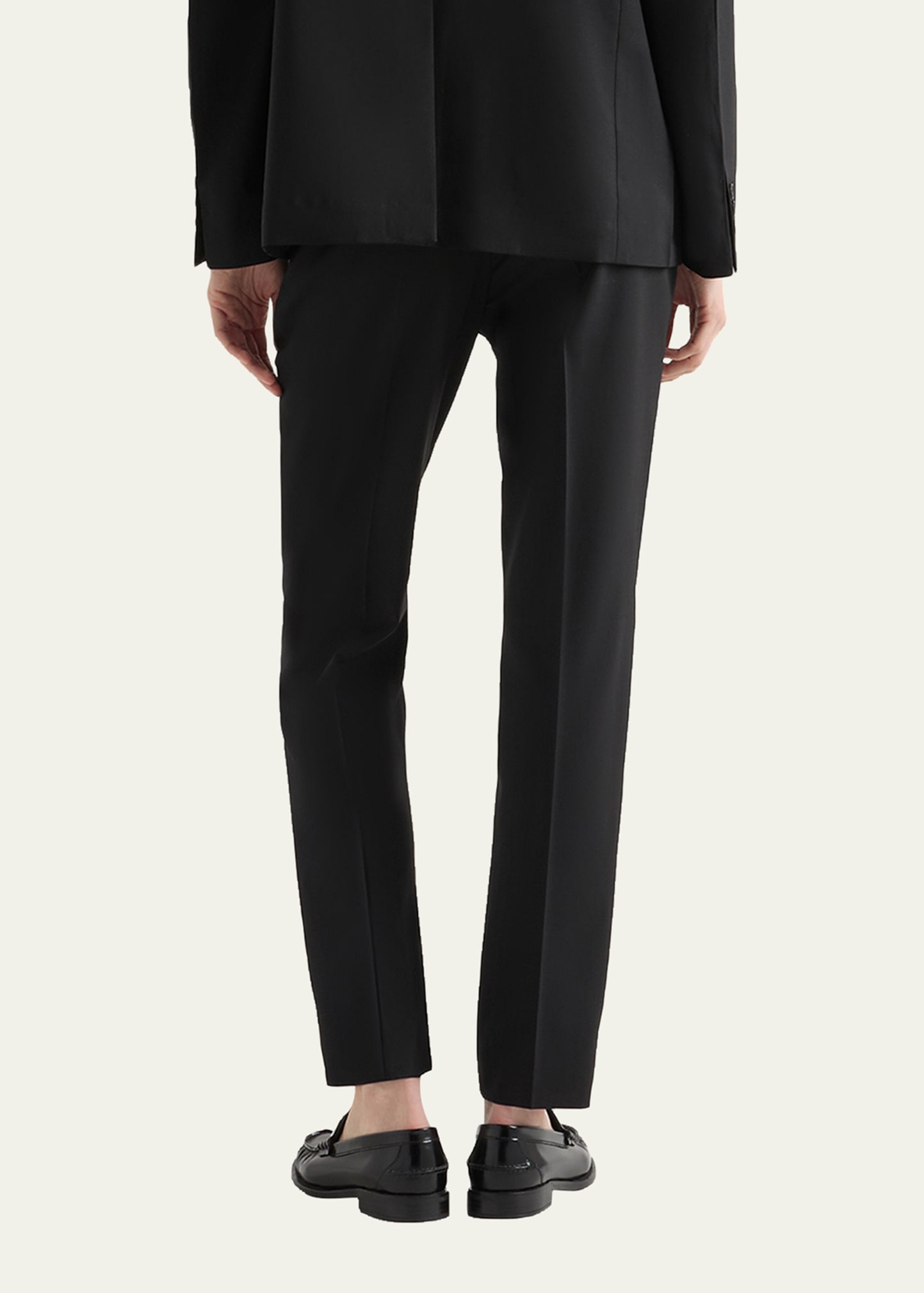 Superfine Wool Tailored Pants - 3