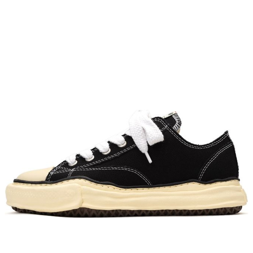 Maison MIHARA YASUHIRO PETERSON VL OG Sole Canvas Low-top Sneaker 'Black' A09FW733-BLK - 1