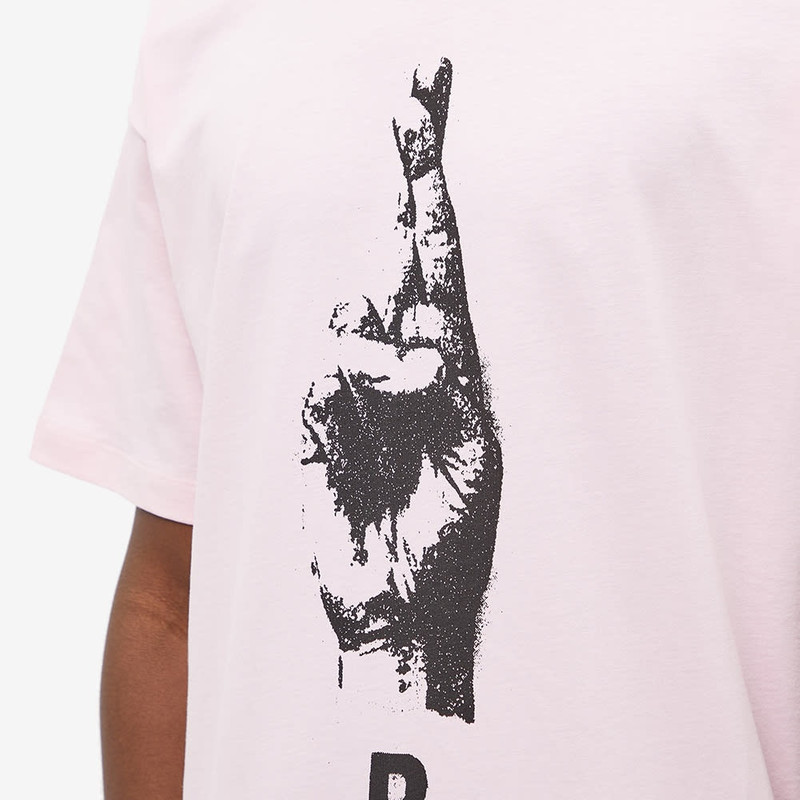 Raf Simons Oversized Hand Sign Print T-Shirt 2