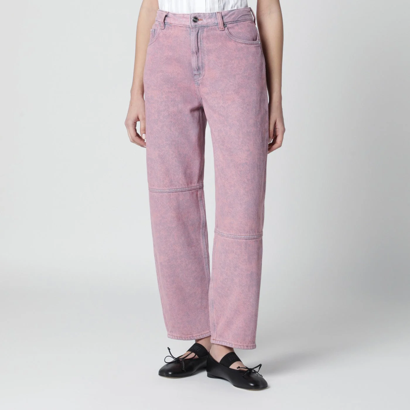 Starry washed pink jeans - 1