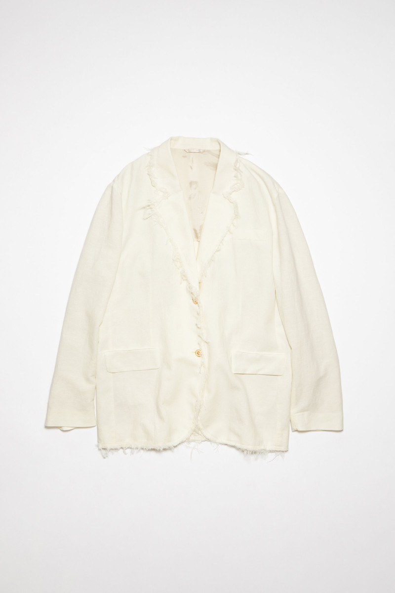 Relaxed fit suit jacket - Warm white 7