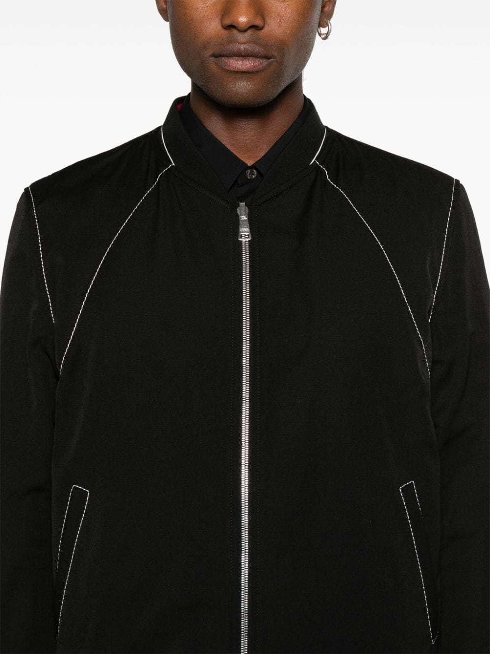 two-tone reversible bomber jacket - 6