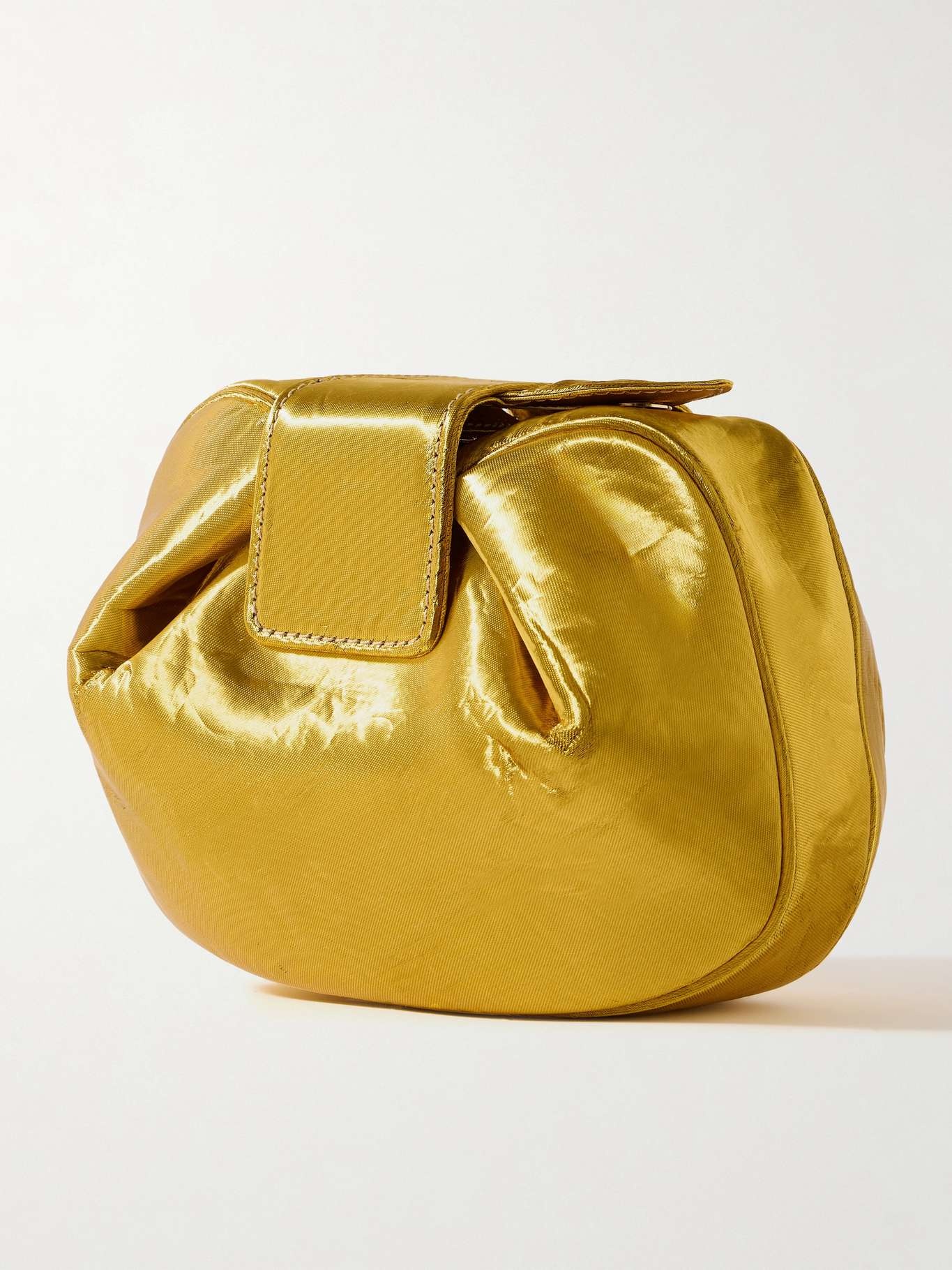 Soft Demi lamé clutch Gold - 3
