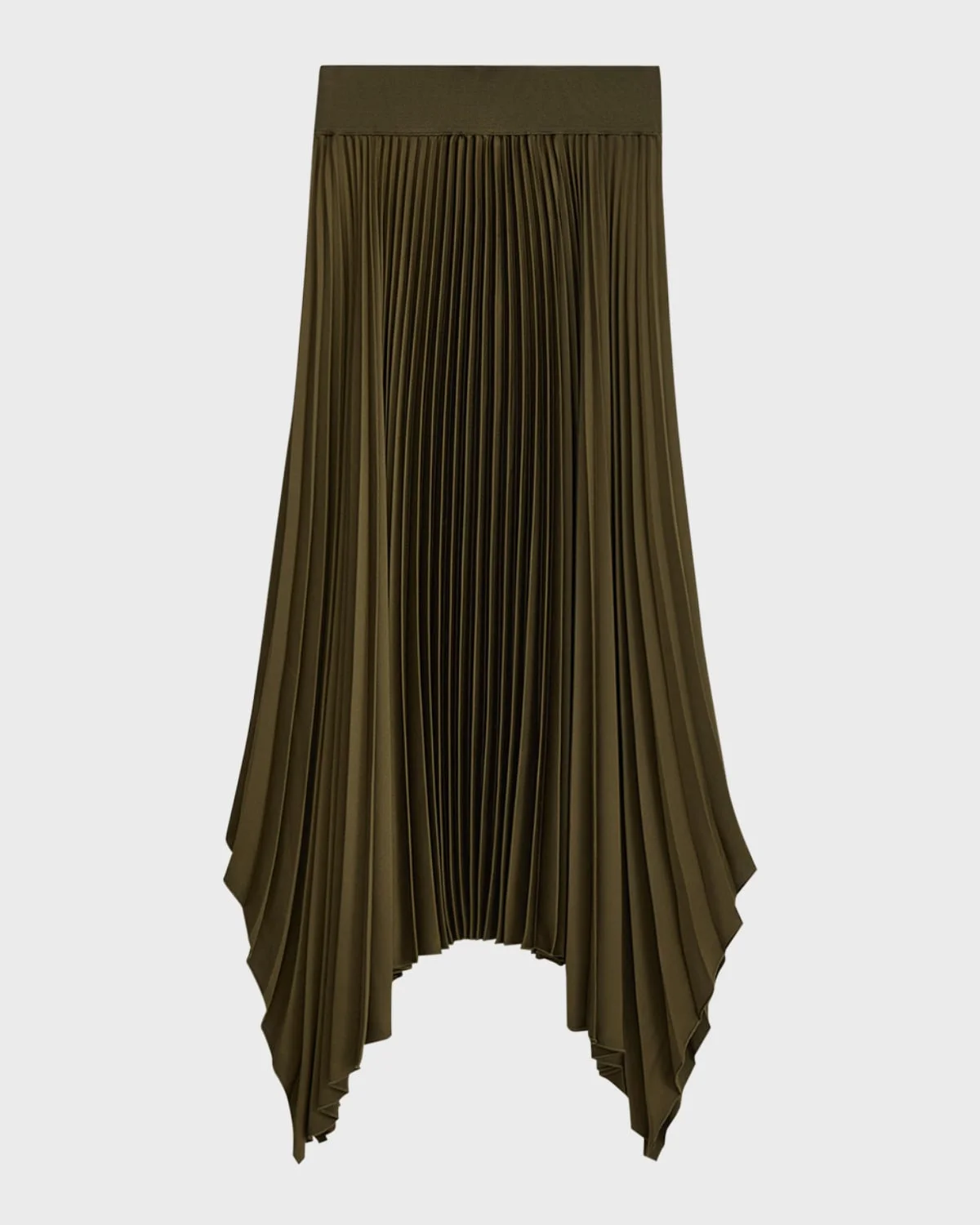 Ade Pleated Handkerchief Maxi Skirt - 1