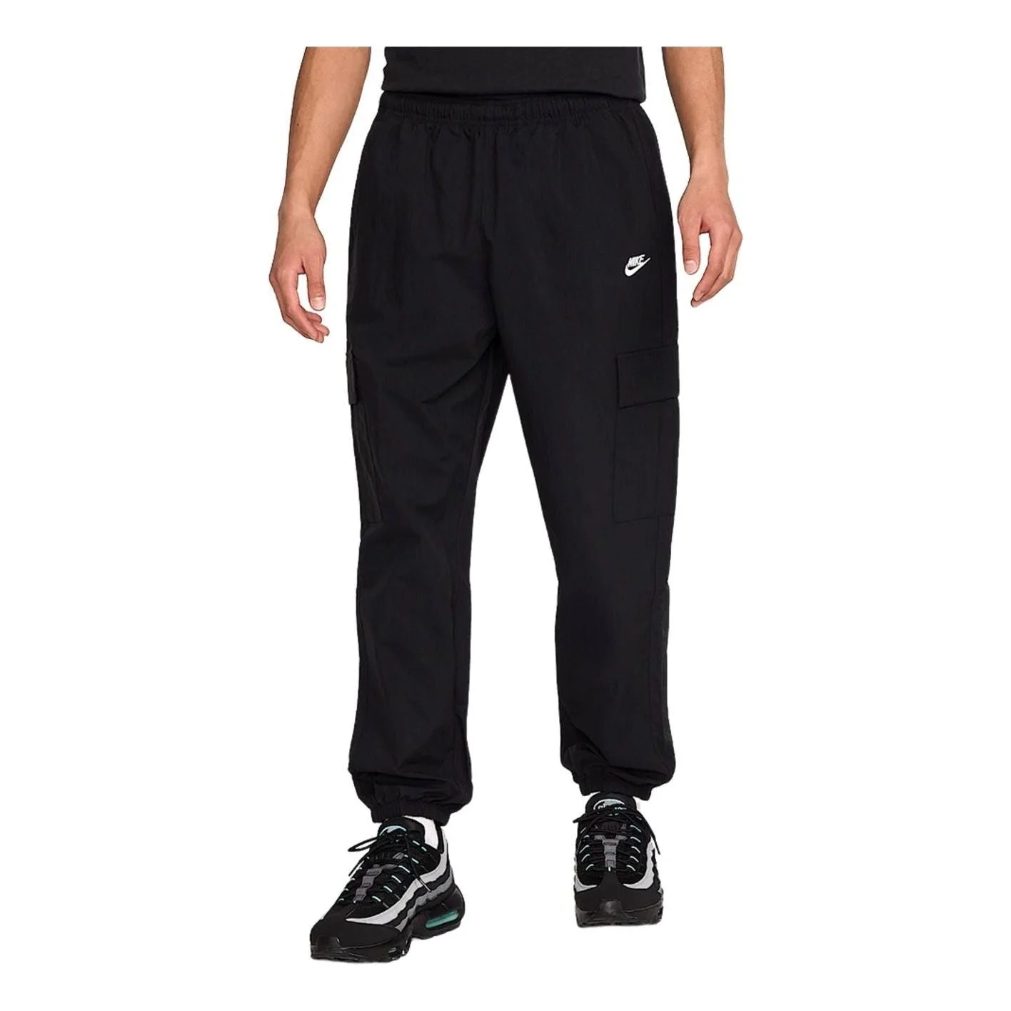 Nike Club Woven Cargo Trousers 'Black' HJ1991-010 - 1