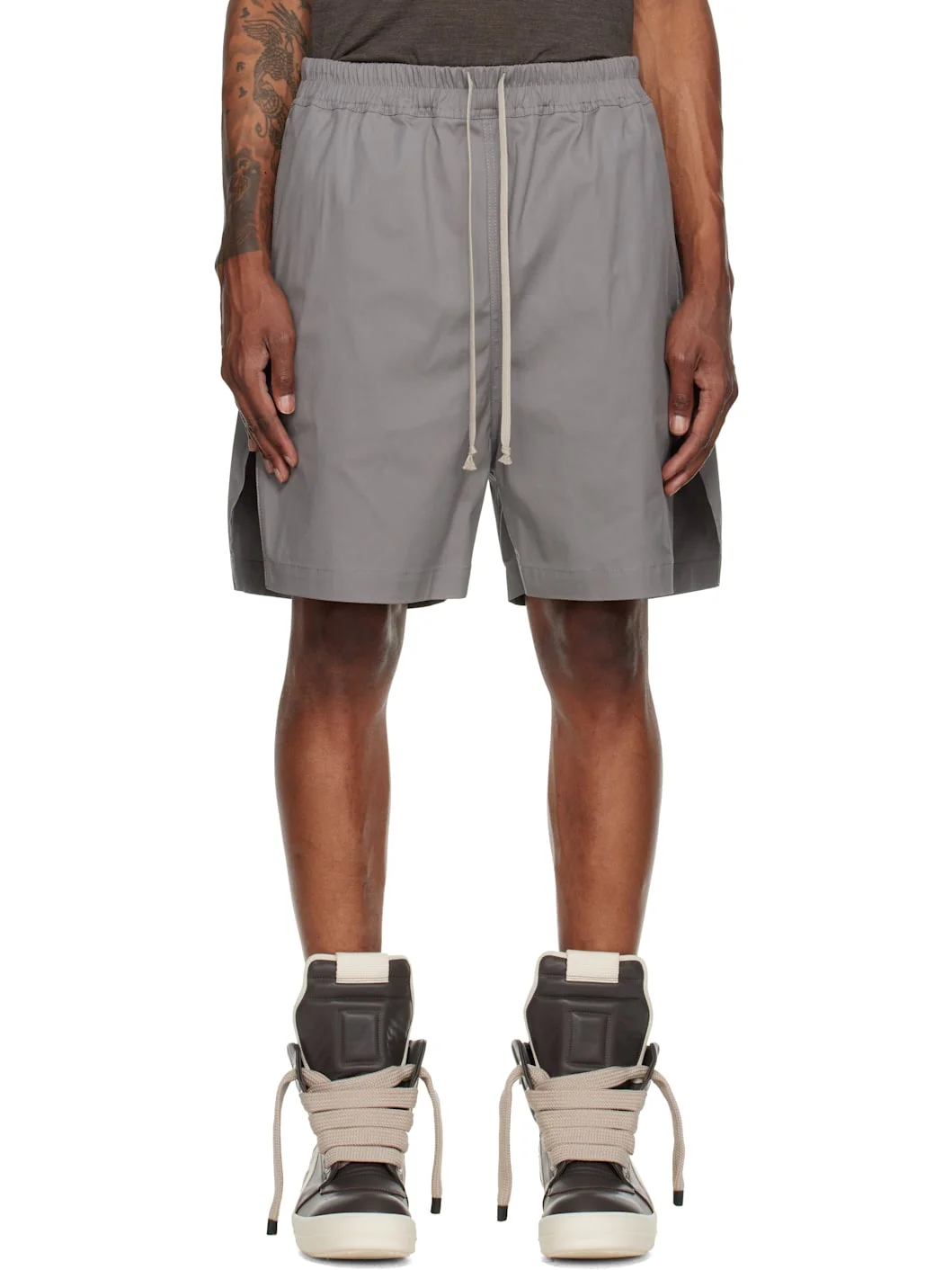 Gray Tower Boxers Shorts - 1