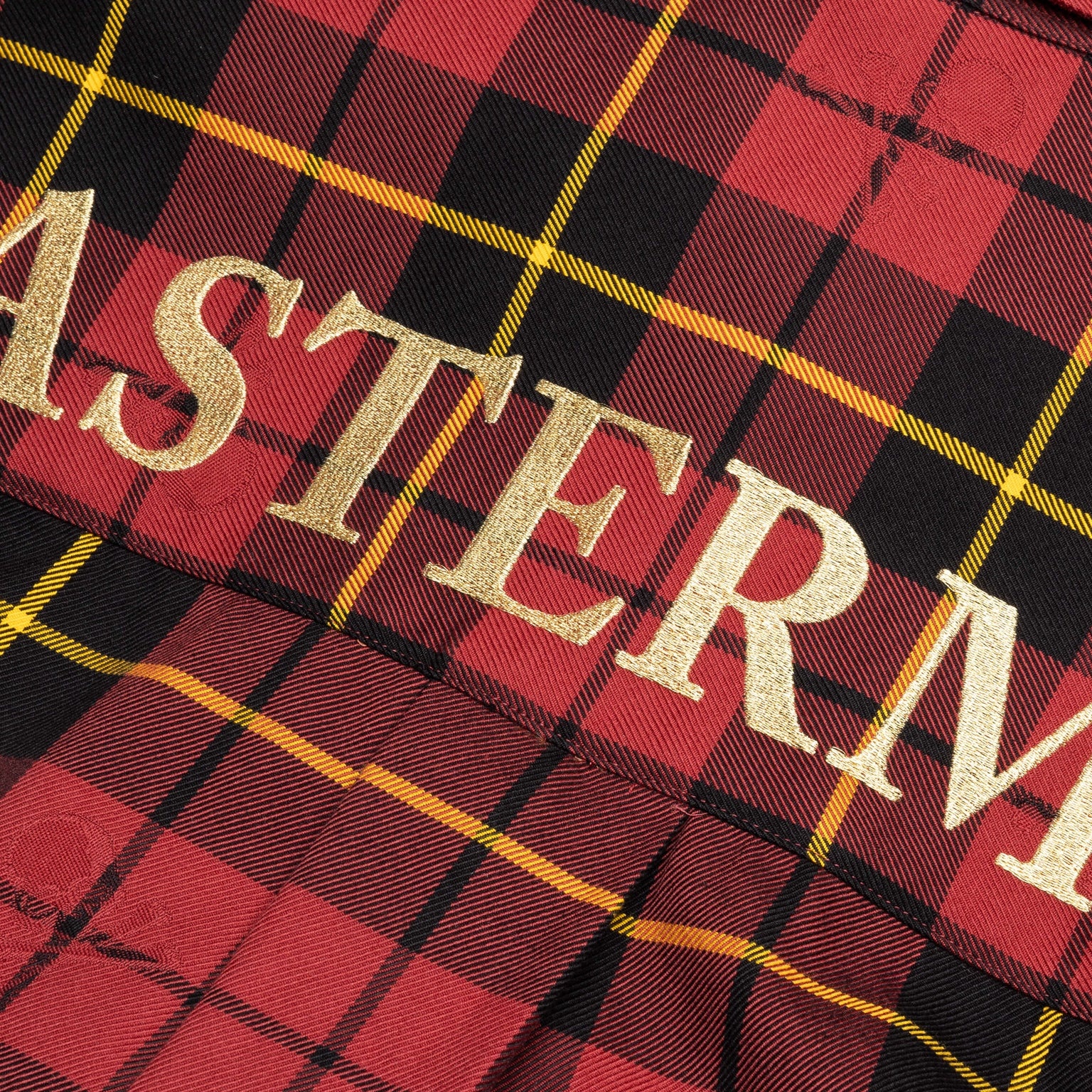 PLAID LONG SLEEVE WOVEN SHIRT - BURGUNDY PLAID - 5