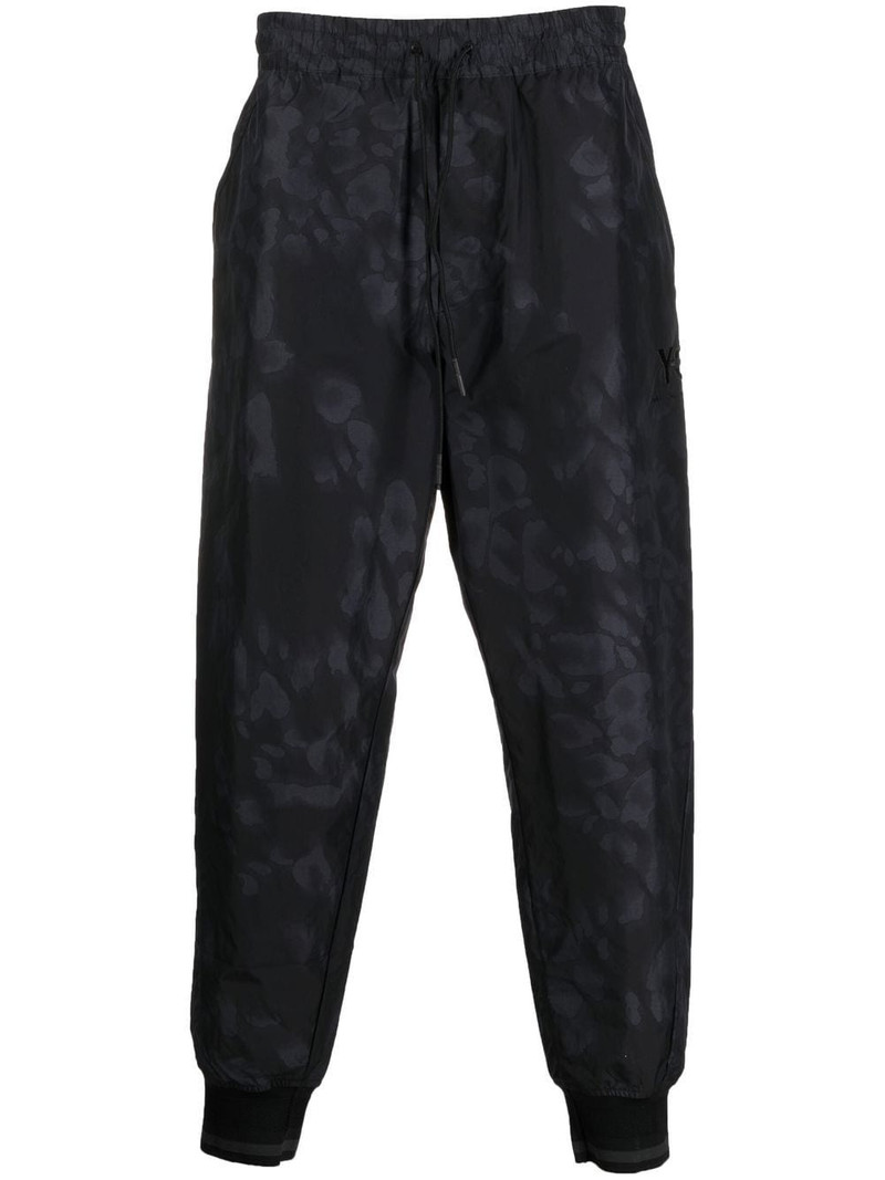 leopard-print tapered-leg track pants 1
