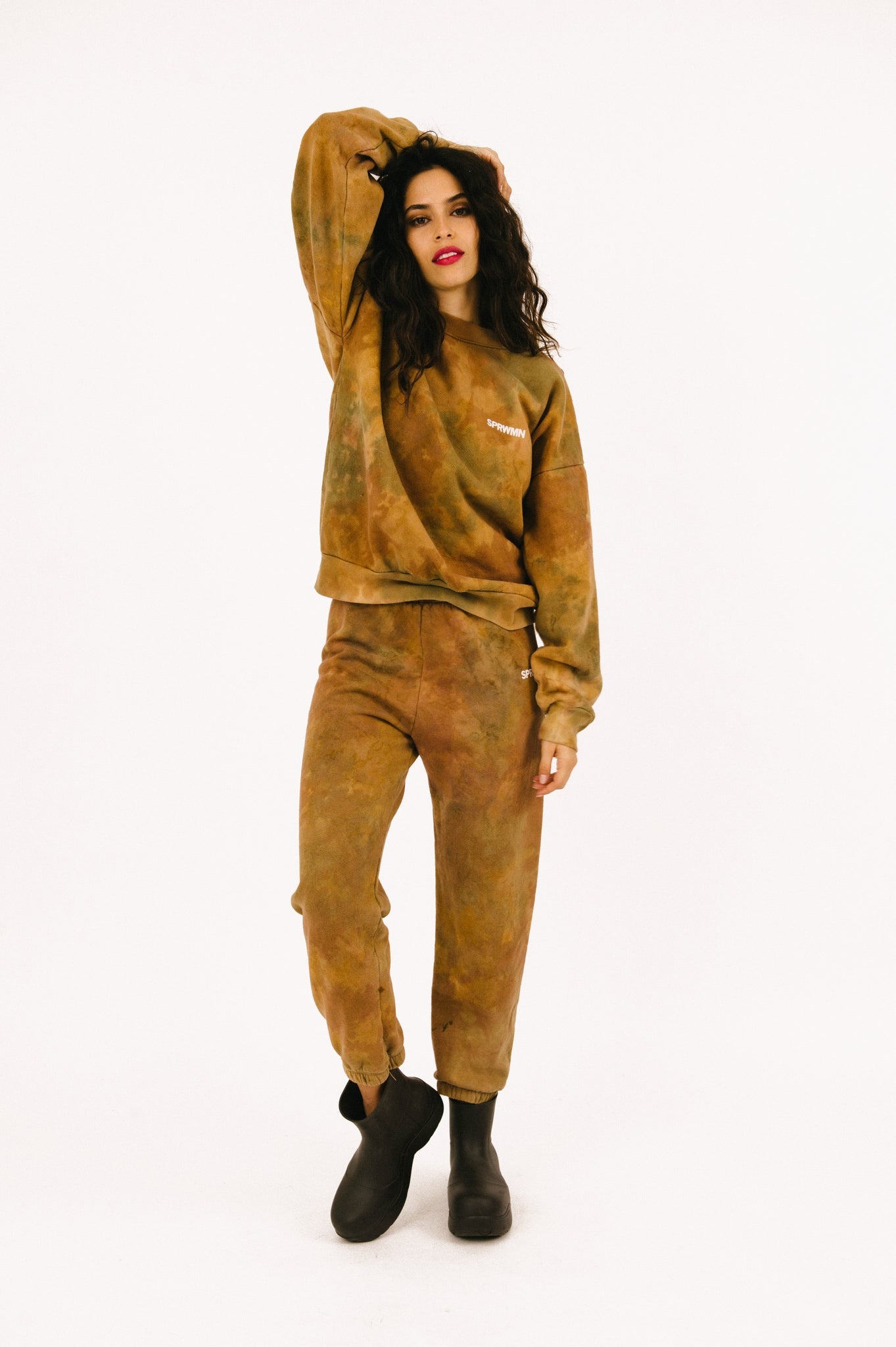 TERRA MARBLE LOGO SWEATPANTS - 2
