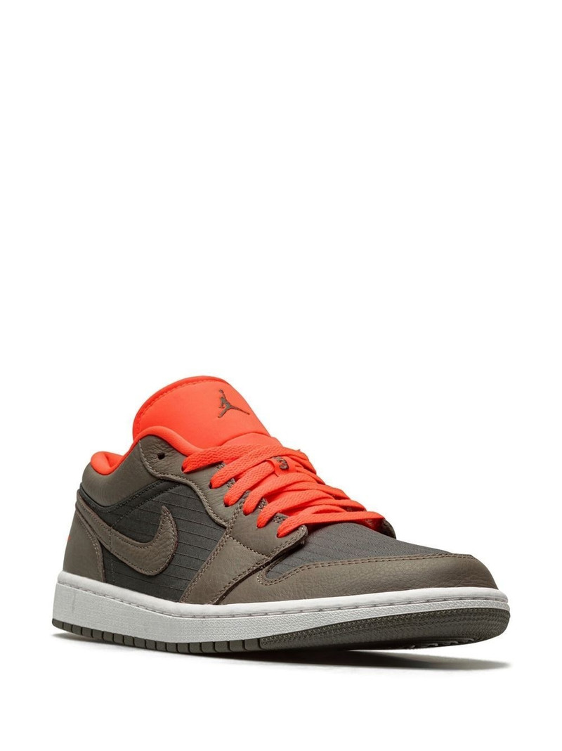 Jordan Air Jordan 1 Low SE "Black/Olive/ Bright Crimson" sneakers outlook