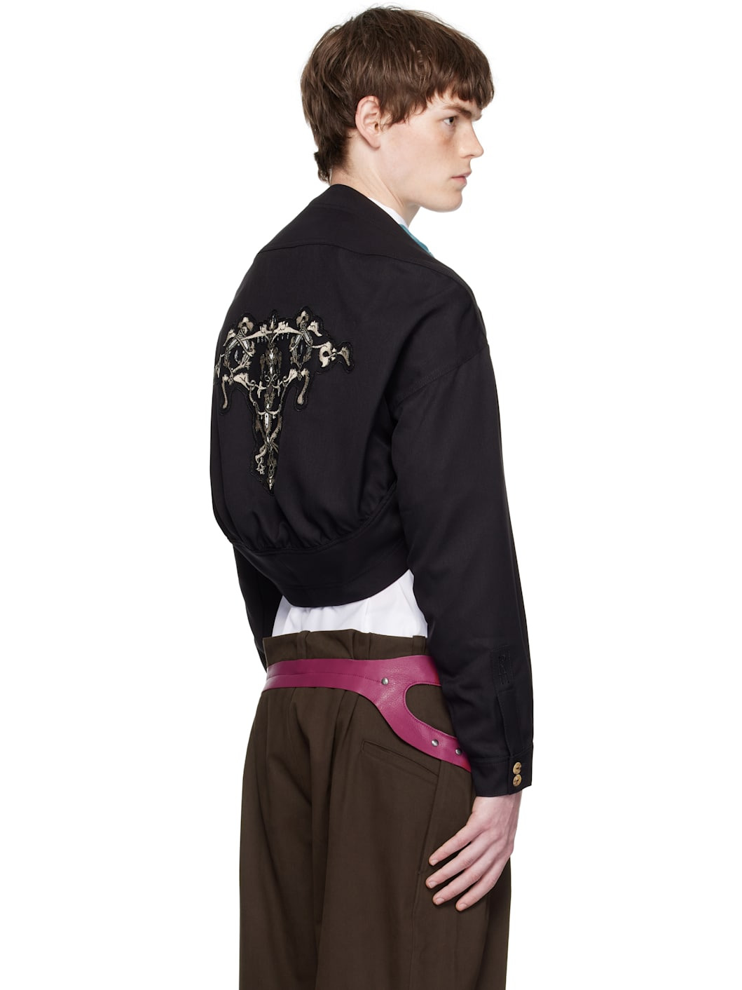 Black Ricsi Bolero Cardigan - 3